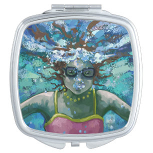 Under Water Swim Vanity Mirror