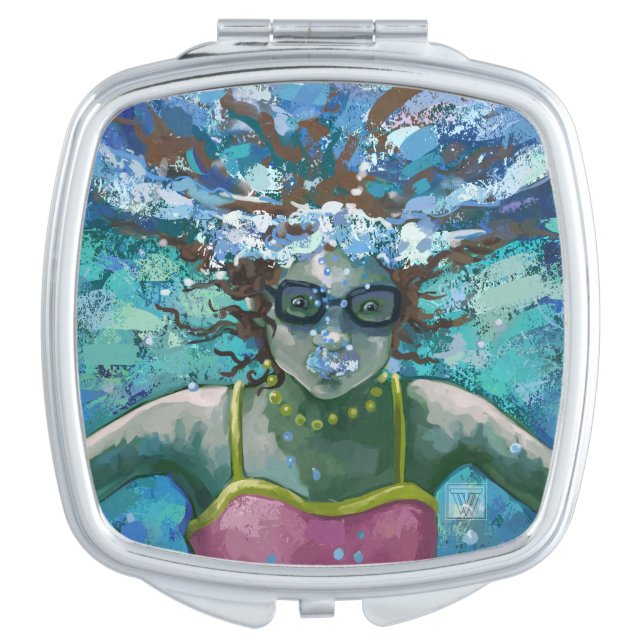 Under Water Swim Vanity Mirror (Front)