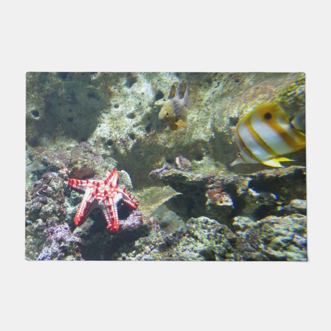 Under Water World Door Mat (Front)