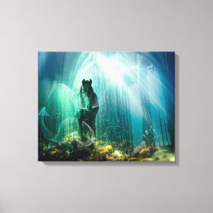 Under Water - Wrapped Canvas Print
