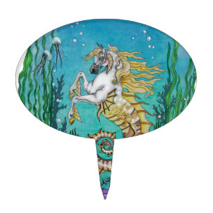 Under WaterHorse Cake Topper