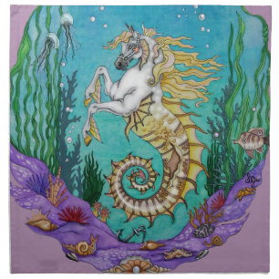 Under WaterHorse Cloth Napkin