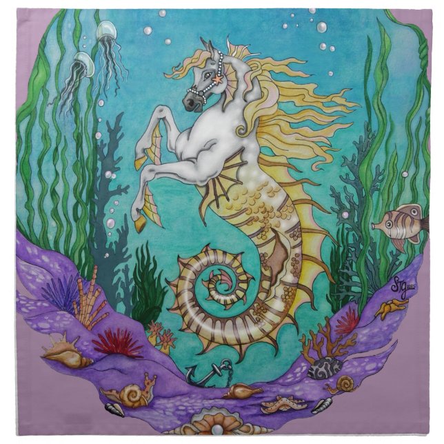Under WaterHorse Cloth Napkin (Front)