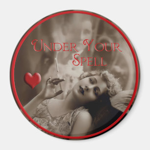 Under Your Spell Vintage Valentine Magnet