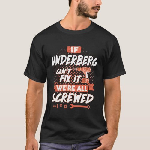 UNDERBERG Name UNDERBERG family name crest T_Shirt