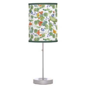 Underbrush Insect Art Lamp by goldersbug at Zazzle