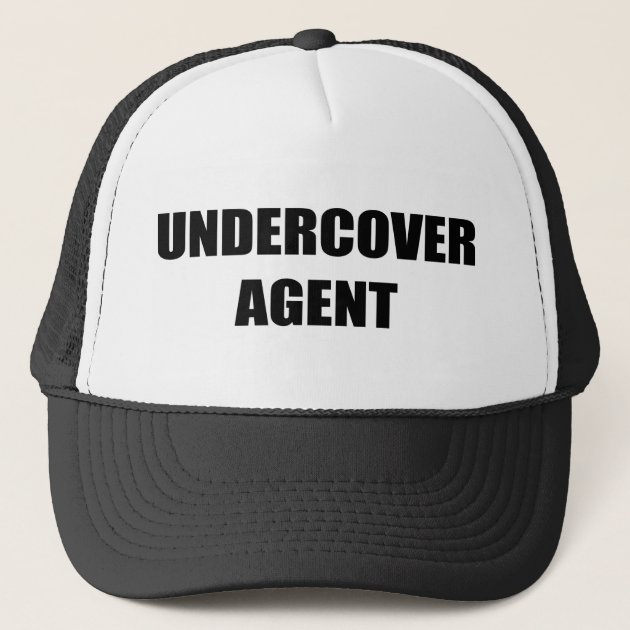 Undercover Agent Trucker Hat | Zazzle