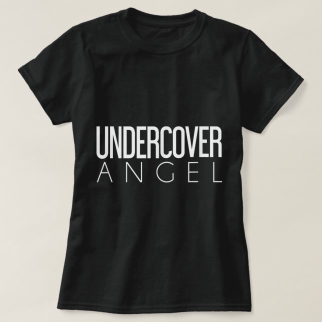Undercover Angel Halloween Costume  T-Shirt (Design Front)
