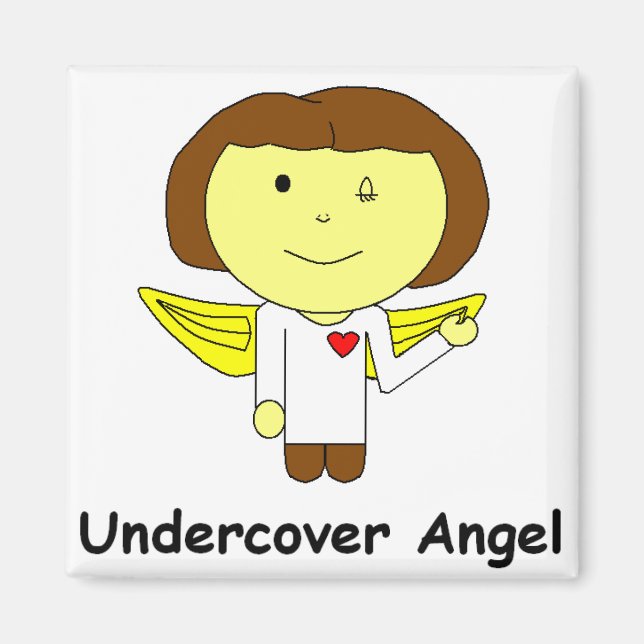 undercover angel magnet (Front)