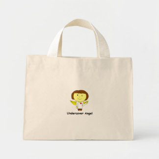 undercover angel mini tote bag