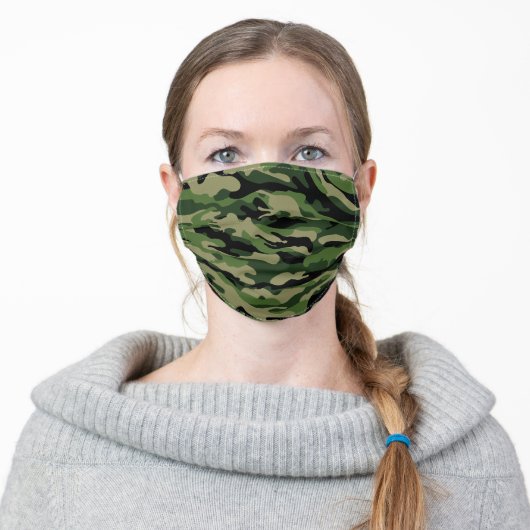 Undercover Camo Camouflage Cloth Face Mask Cover (Worn)