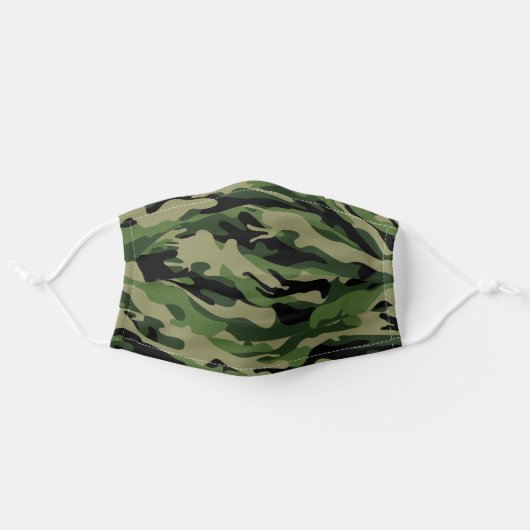 Undercover Camo Camouflage Cloth Face Mask Cover (Front, Unfolded)