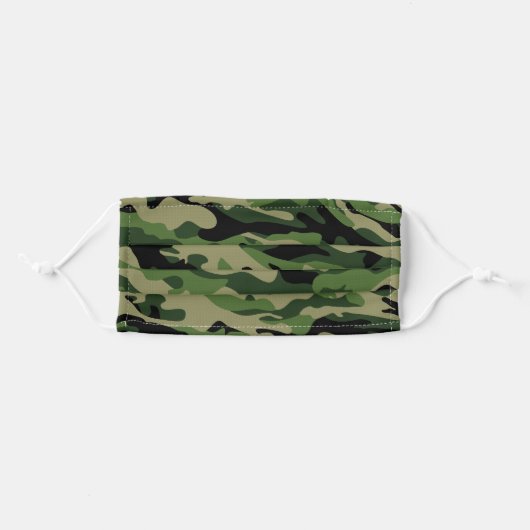 Undercover Camo Camouflage Cloth Face Mask Cover (Front, Folded)