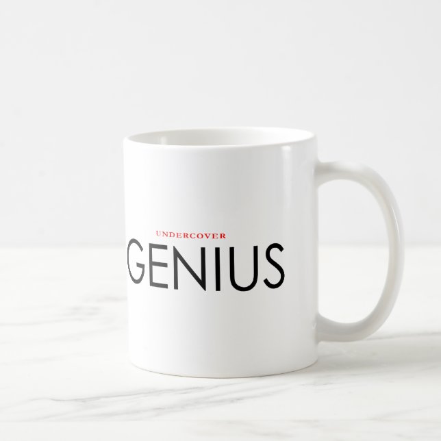 Undercover Genius Coffee Mug (Right)