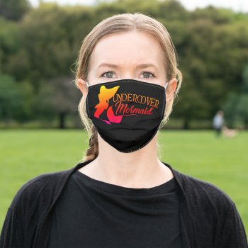 Undercover Mermaid Face Masks by OneStopGiftShop at Zazzle