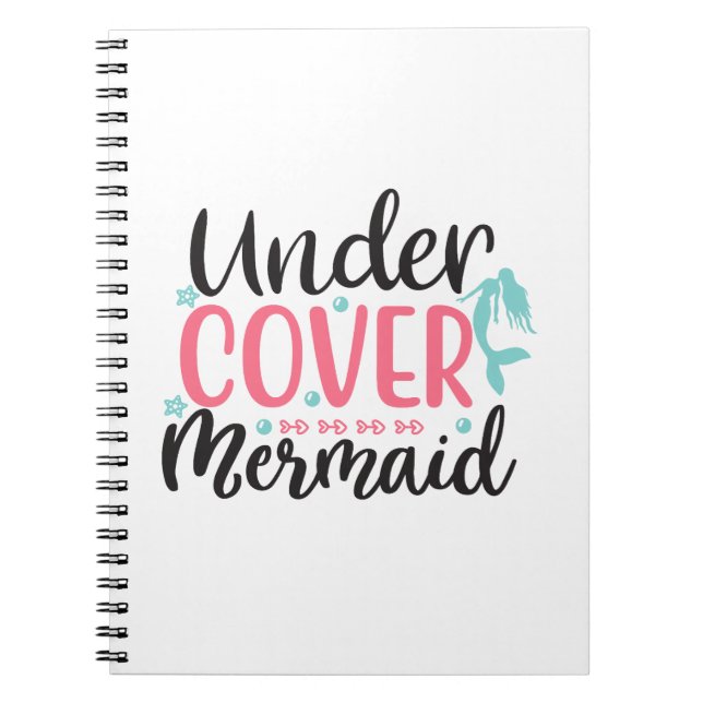 Undercover Mermaid Notebook (Front)