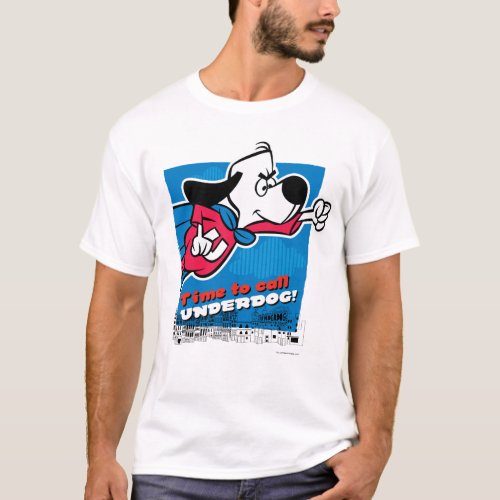 Underdog  Time To Call Underdog City Graphic T_Shirt