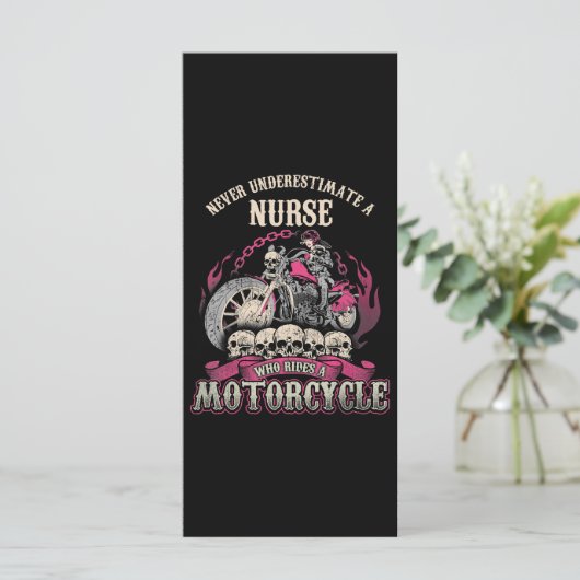 Underestimate Nurse Who Rides Motorcycle Biker (Standing Front)