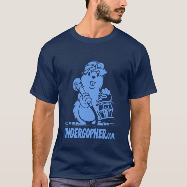 Undergopher Dark Blue T-shirt (Front)