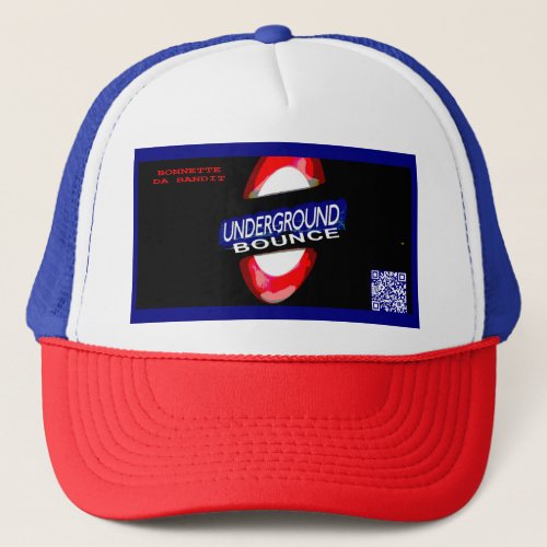 Underground Bounce qr code Trucker Hat