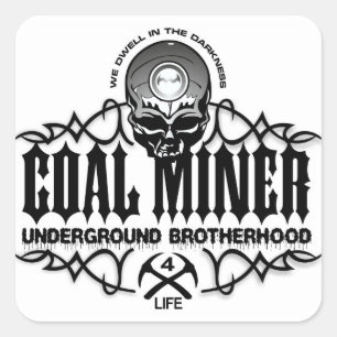 UNDERGROUND BROTHERHOOD SQUARE STICKER