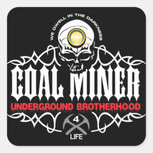 UNDERGROUND BROTHERHOOD SQUARE STICKER