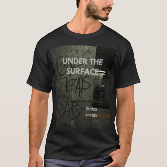 Underground Chaos Streetwear Black Unisex T-shirt (Front)
