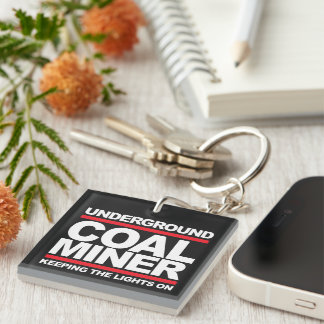 UNDERGROUND COAL MINER KEYCHAIN