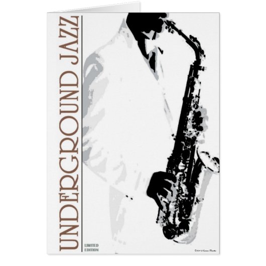 Underground Jazz Card (Front)