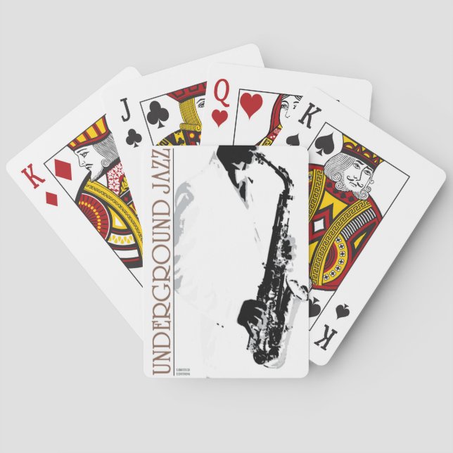 Underground Jazz Poker Cards (Back)