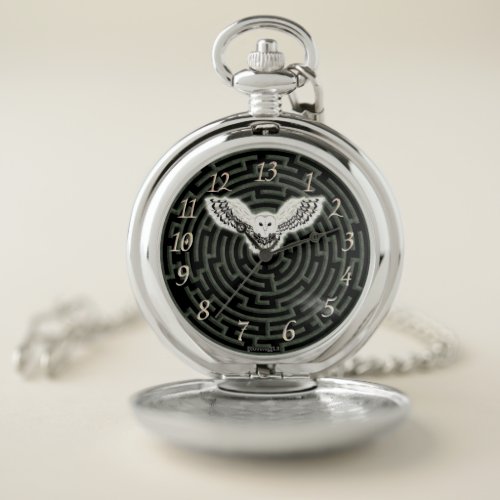 Underground Maze 13 Hour Pocket Watch