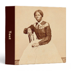 Underground Railroad Abolitionist Harriet Tubman  3 Ring Binder