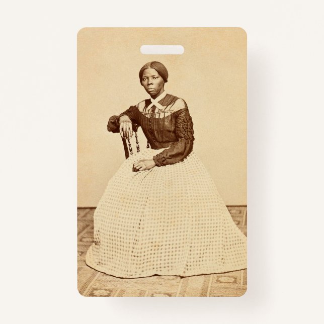 Underground Railroad Abolitionist Harriet Tubman  Badge (Front)