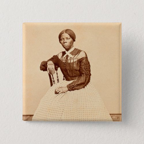 Underground Railroad Abolitionist Harriet Tubman  Button