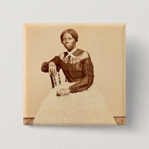 Underground Railroad Abolitionist Harriet Tubman  Button