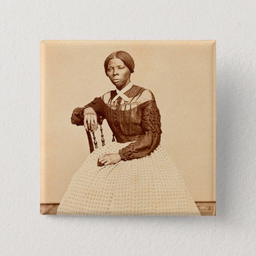 Underground Railroad Abolitionist Harriet Tubman  Button