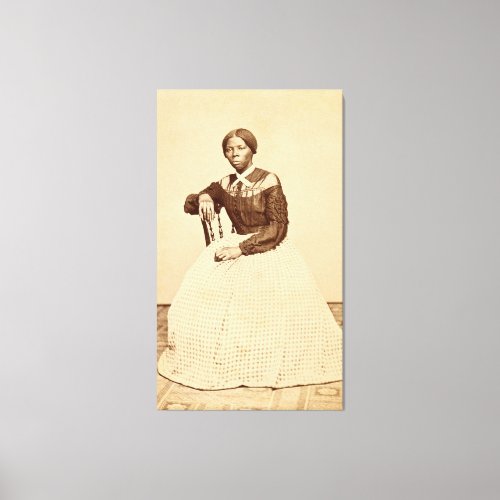 Underground Railroad Abolitionist Harriet Tubman  Canvas Print