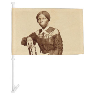 Underground Railroad Abolitionist Harriet Tubman Car Flag