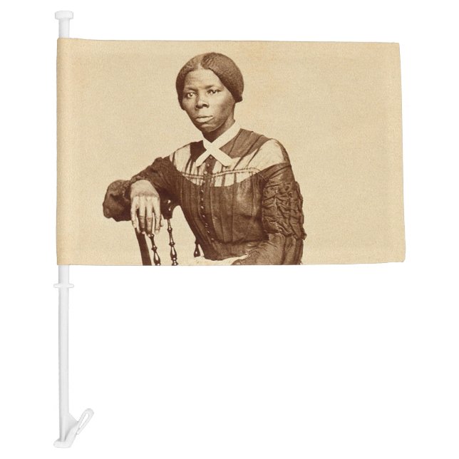 Underground Railroad Abolitionist Harriet Tubman  Car Flag (Front)