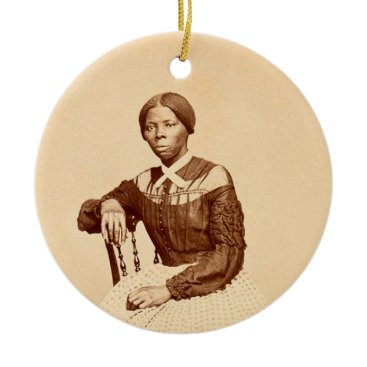 Underground Railroad Abolitionist Harriet Tubman  Ceramic Ornament