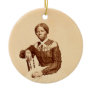 Underground Railroad Abolitionist Harriet Tubman  Ceramic Ornament