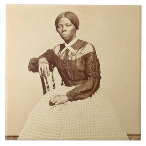 Underground Railroad Abolitionist Harriet Tubman  Ceramic Tile