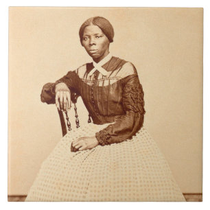 Underground Railroad Abolitionist Harriet Tubman Ceramic Tile