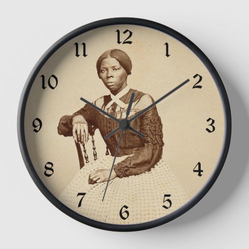 Underground Railroad Abolitionist Harriet Tubman  Clock