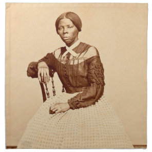 Underground Railroad Abolitionist Harriet Tubman  Cloth Napkin
