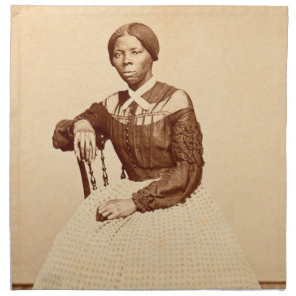 Underground Railroad Abolitionist Harriet Tubman  Cloth Napkin