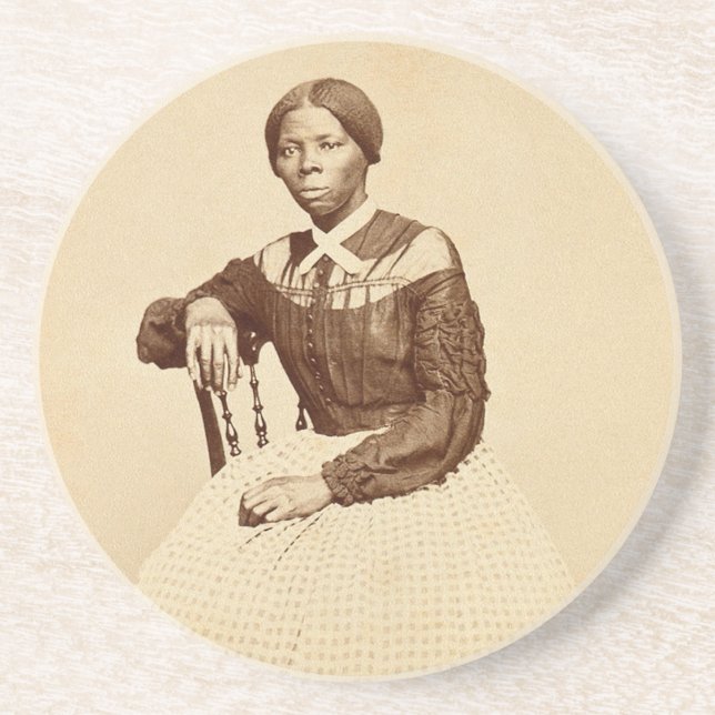 Underground Railroad Abolitionist Harriet Tubman  Coaster (Front)