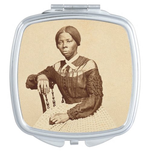 Underground Railroad Abolitionist Harriet Tubman  Compact Mirror