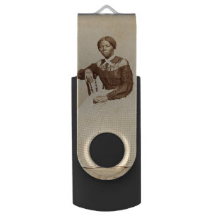 Underground Railroad Abolitionist Harriet Tubman  Flash Drive