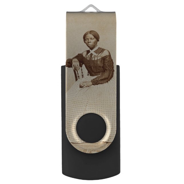 Underground Railroad Abolitionist Harriet Tubman  Flash Drive (Front Vertical)